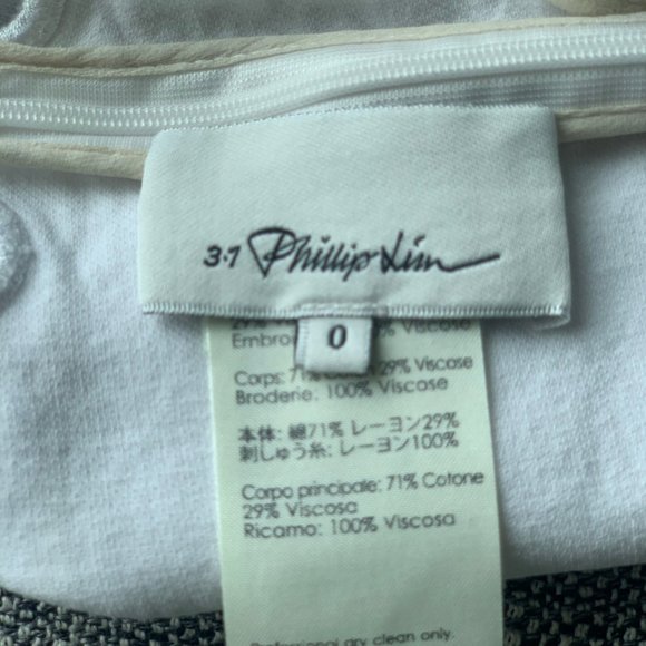 3.1 Phillip Lim Cotton White Cropped Tank - Picture 7 of 9